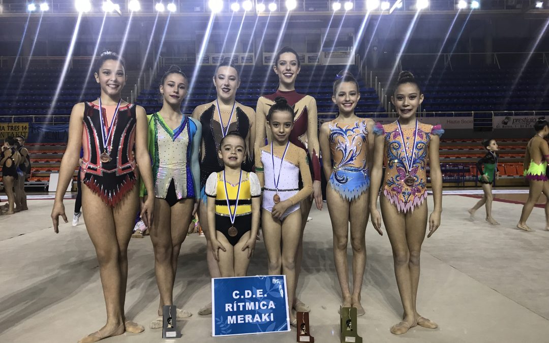 Las niñas del CDE Rítmica Meraki compiten en Toledo y en el programa de Deporte Escolar Municipal