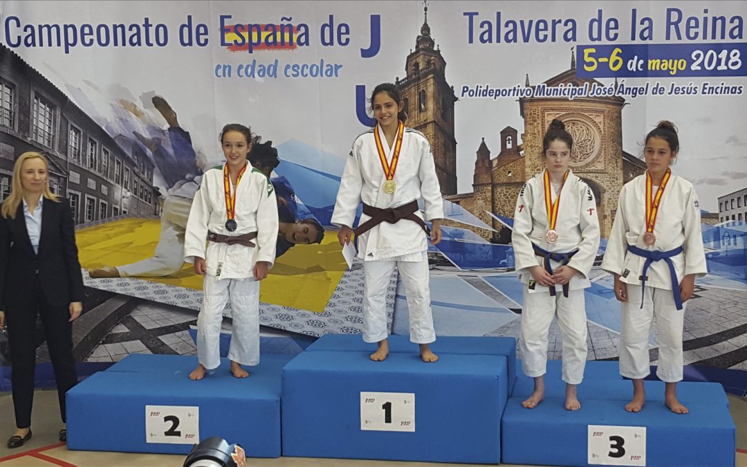 El Club Deportivo Elemental Lorkan se trae dos medallas del Campeonato de España en edad escolar de Judo