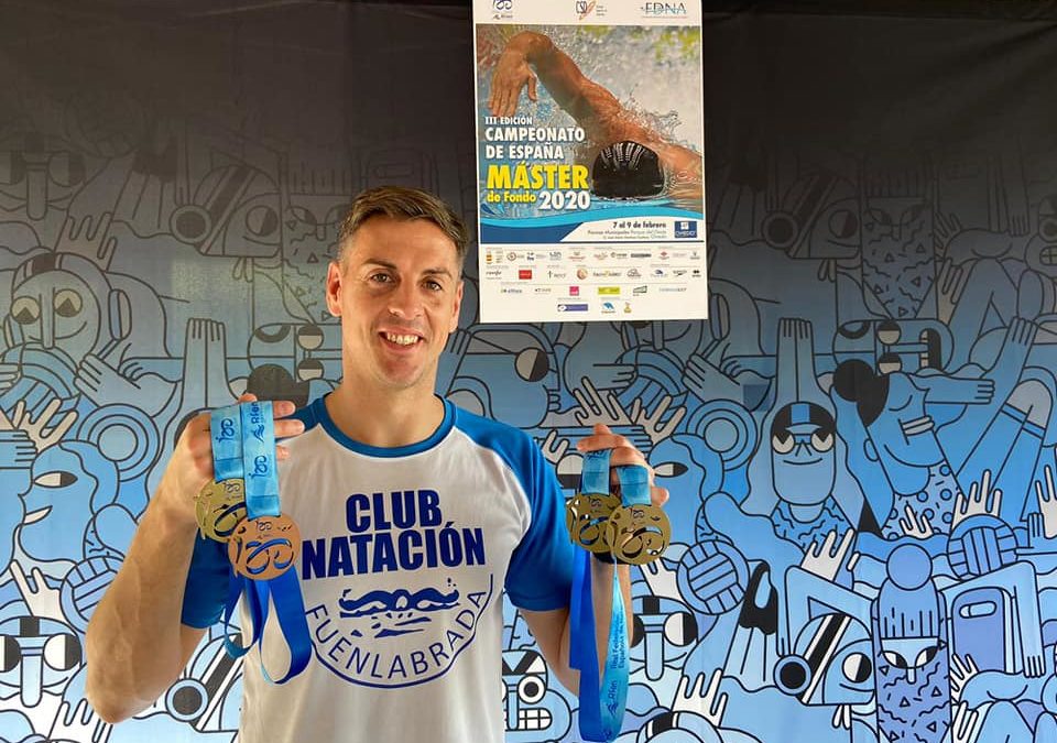El Club Natación Fuenlabrada, cuarto en Campeonato de España Máster de Fondo
